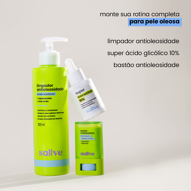 linha completa antioleosidade sallve